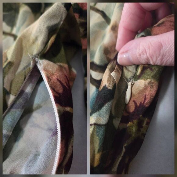 Ottod'Ame Valeria Floral Midi Dress Sz. 6 - Picture 9 of 9